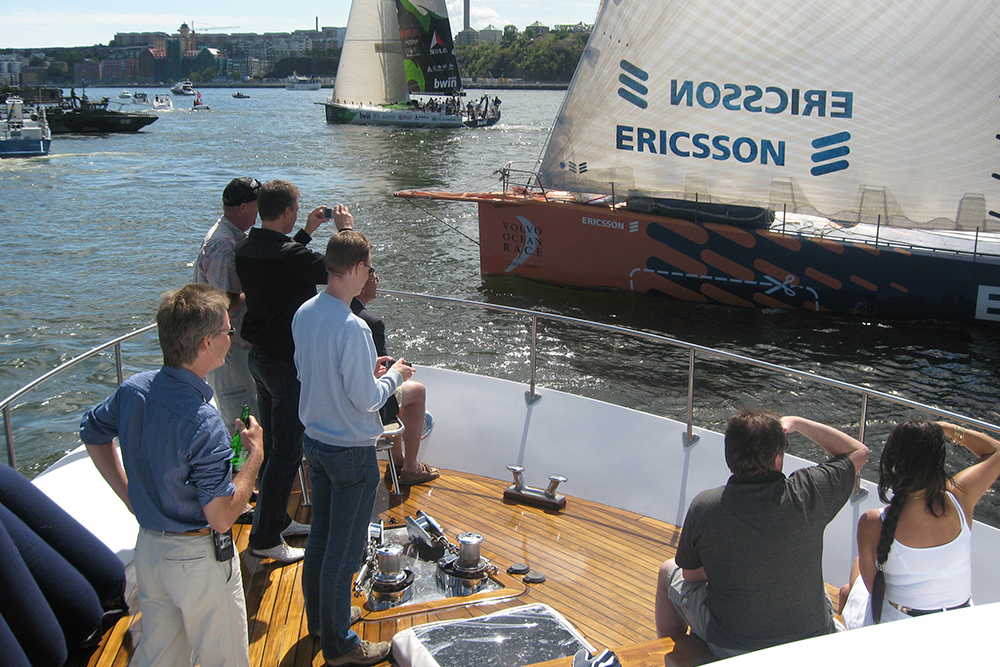 Lunchkryssning i Stockholm på egen charterbåt