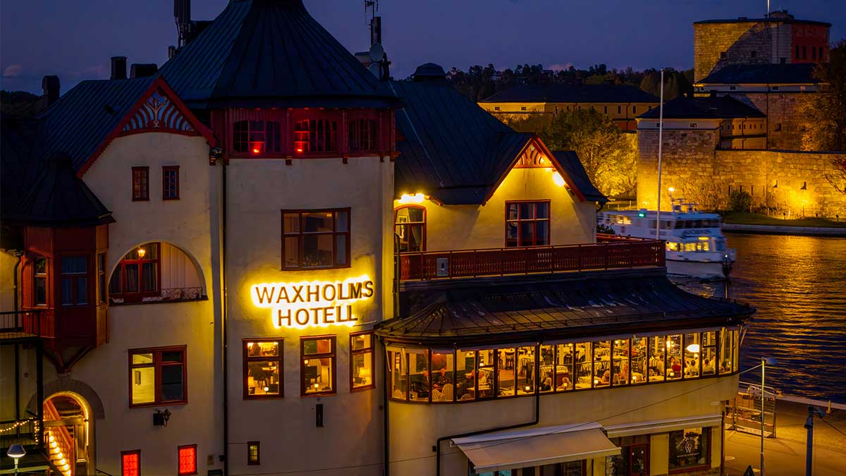 Taxibåt till Waxholms hotell, Vaxholm